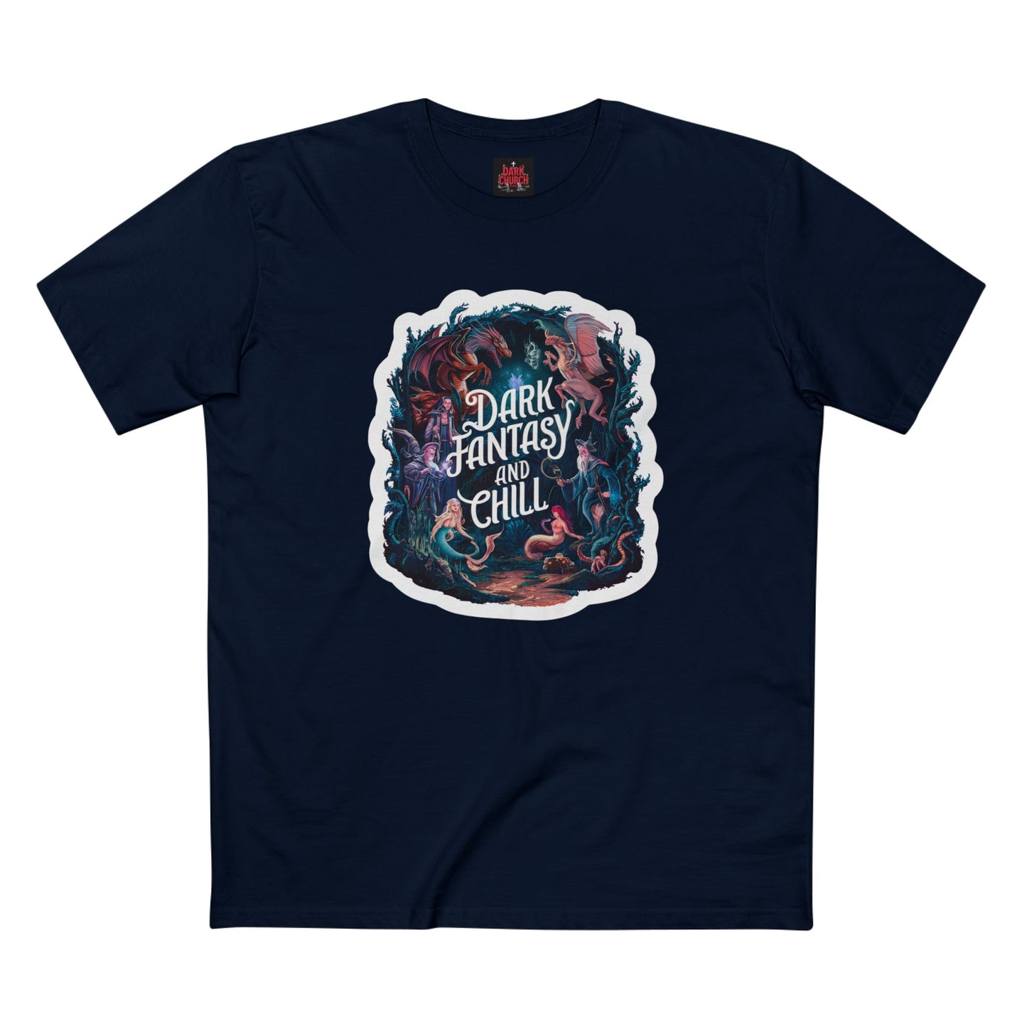 Dark Fantasy And Chill Men's Staple Tee