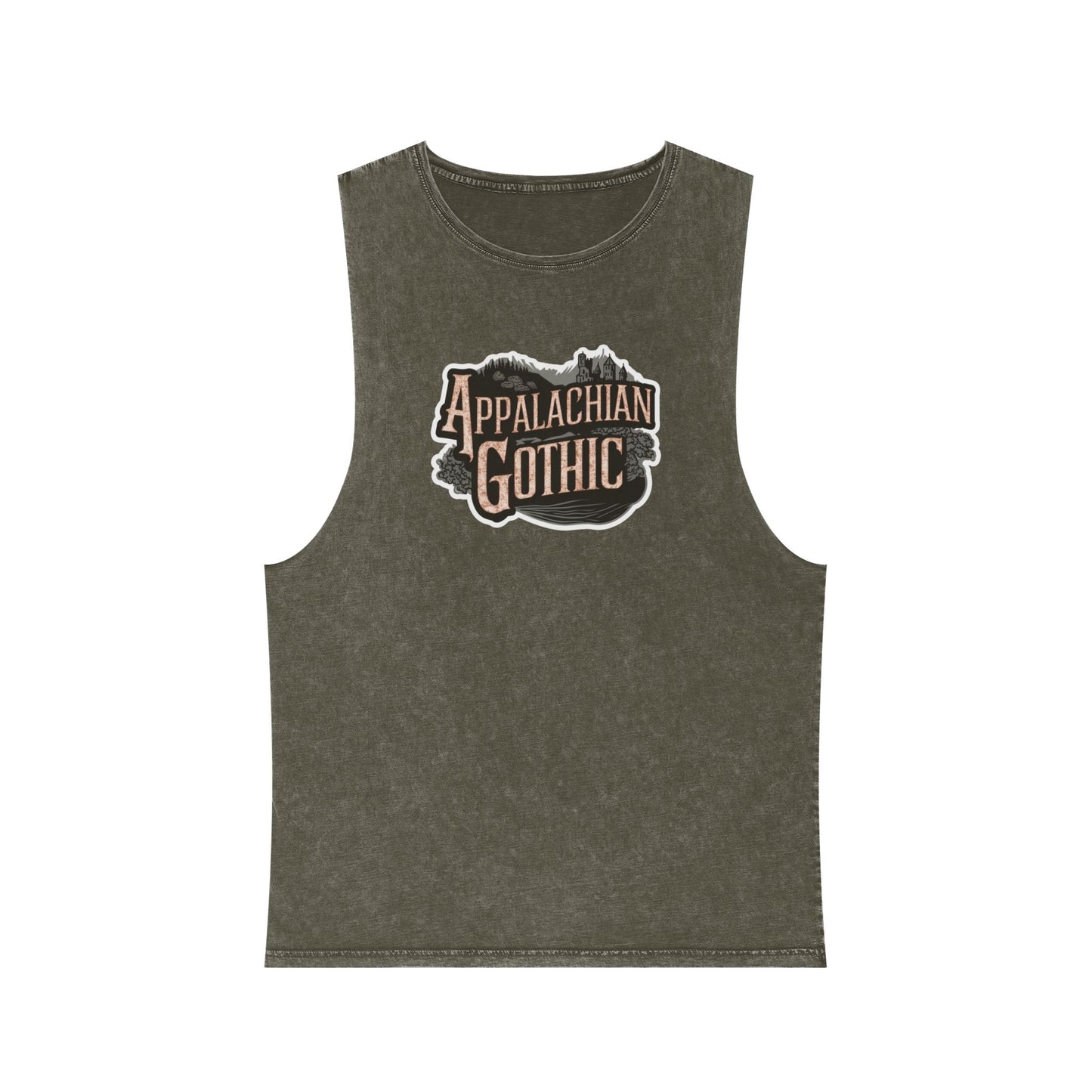 Appalachian Gothic Unisex Stonewash Tank Top