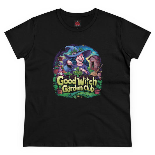 Good Witch Garden Club Women's Midweight Cotton Tee