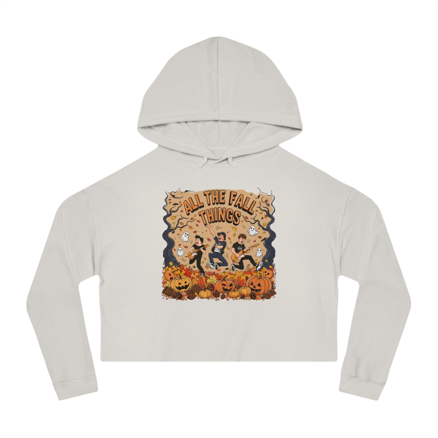 All The Fall Things Women’s Cropped Hooded Sweatshirt