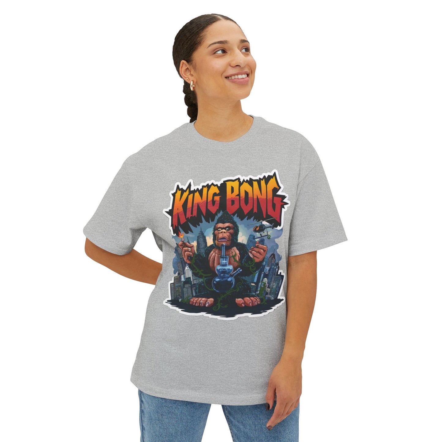 King Bong Unisex Oversized Boxy Tee