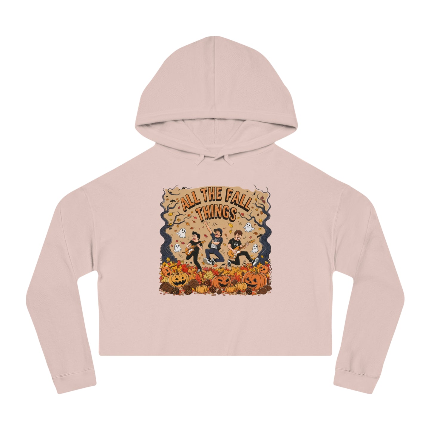 All The Fall Things Women’s Cropped Hooded Sweatshirt